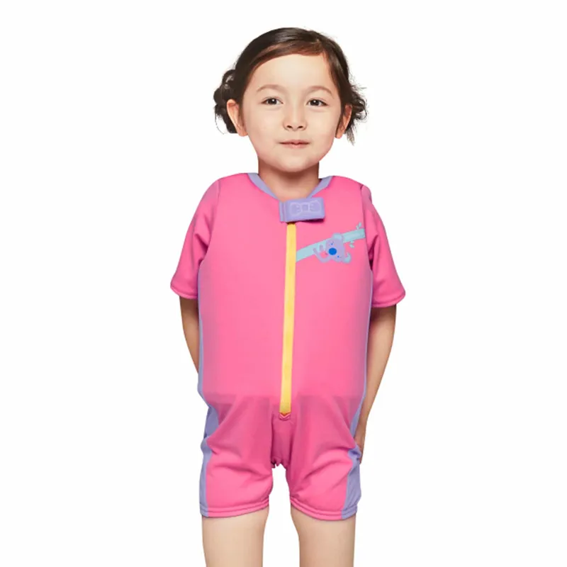 Speedo Kid's Koala Print Float Suit Pink/Purple-3